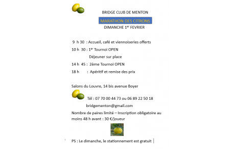 marathon des citrons