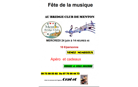 fête de la musique à Menton