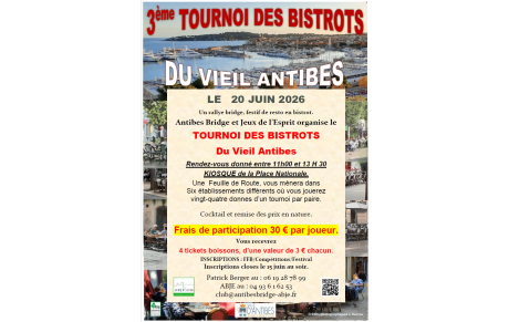 tournois des bistrots d'antibes